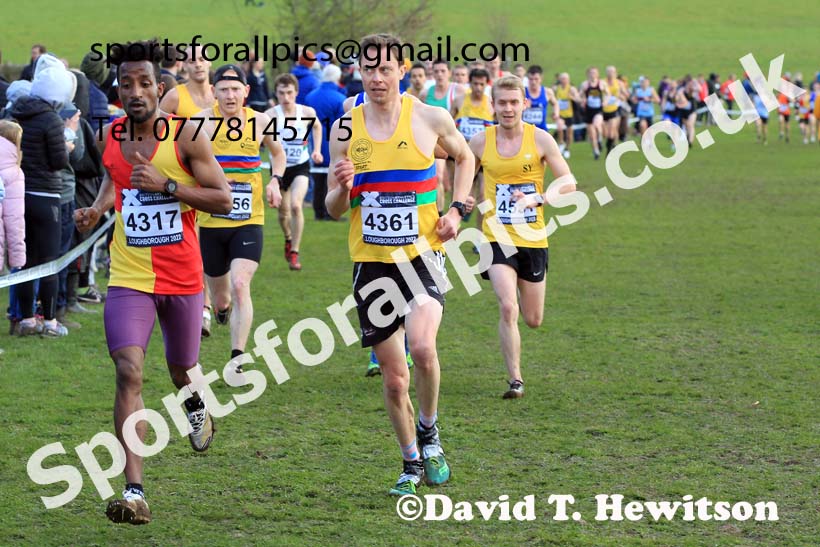 Senior Mens 2022 CAU Inter Counties Cross Country, Prestwold Hall, Loughborough.  Photo: David T. Hewitson/Sports for All Pics